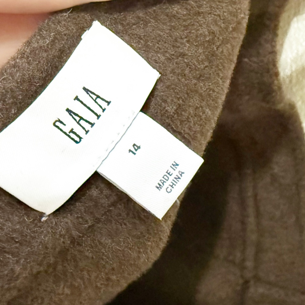NWT Cult Gaia x Gap Collab Chocolate Brown Wool Strappy A-Line Mini Dress - Picture 13 of 14